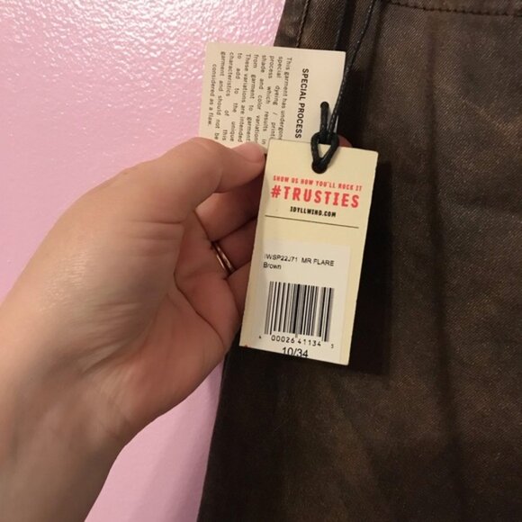 Idyllwind brown Miranda Lambert Women’s High Risin’ Flare Jeans size 10 - Picture 2 of 5